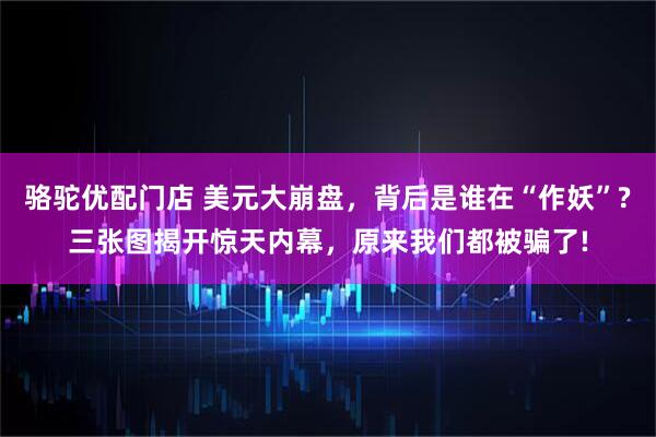 骆驼优配门店 美元大崩盘，背后是谁在“作妖”?三张图揭开惊天内幕，原来我们都被骗了!